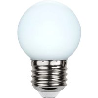 LED-Lampe E27 G45 für Lichterketten, weiß 6.500K