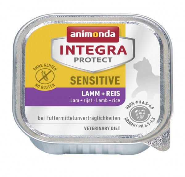 Sparpaket animonda Integra Protect Sensitive Schwein pur 32 x 100g Schale Kat…