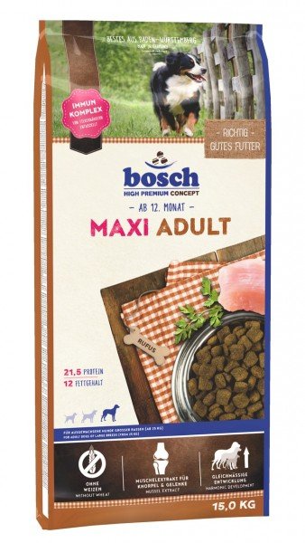 Sparpaket bosch Maxi Adult 2 x 15kg Hundetrockenfutter