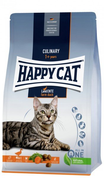HAPPY CAT Supreme Culinary Land-Ente 4 Kilogramm Katzentrockenfutter