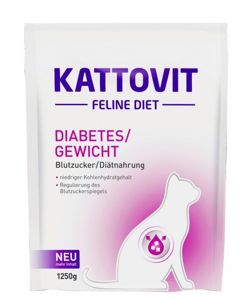 KATTOVIT Feline Diet Diabetes/Gewicht 400g Katzentrockenfutter Diätnahrung