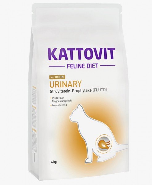Sparpaket KATTOVIT Feline Urinary Huhn 2 x 4kg Katzentrockenfutter Diätnahrung