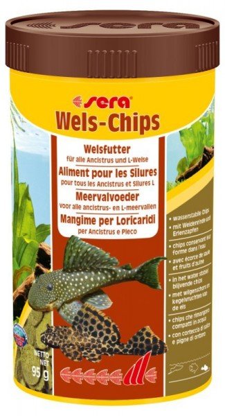 sera Wels-Chips Nature 250 Milliliter